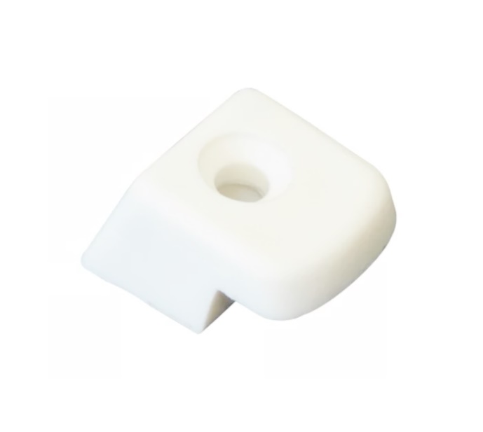 Łapka do szkła, zacisk, uchwyt. 100szt. biały