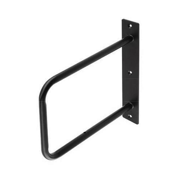 Podpórka BELT do półek w stylu LOFT czarny mat 22x23cm