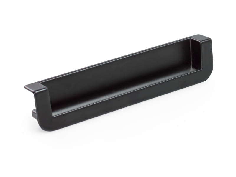 Uchwyt wpuszczany ścięty 128mmm czarny mat