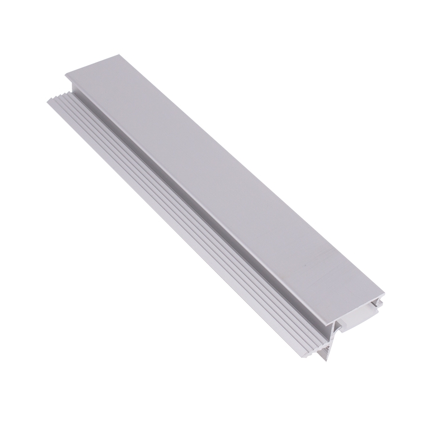 Profil LED bezuchwytowy nabijany SKYLINE 2mb srebrny klosz mleczny