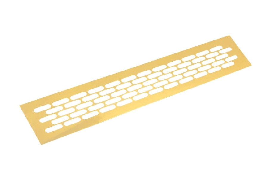 Kratka wentylacyjna aluminiowa Złoty mat 60x480